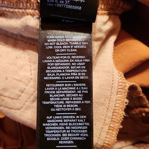 NEW Jen 7 by 7 for All Mankind High Rise Slim Straight Leg Jeans, Size 10, Brown - Picture 10 of 13